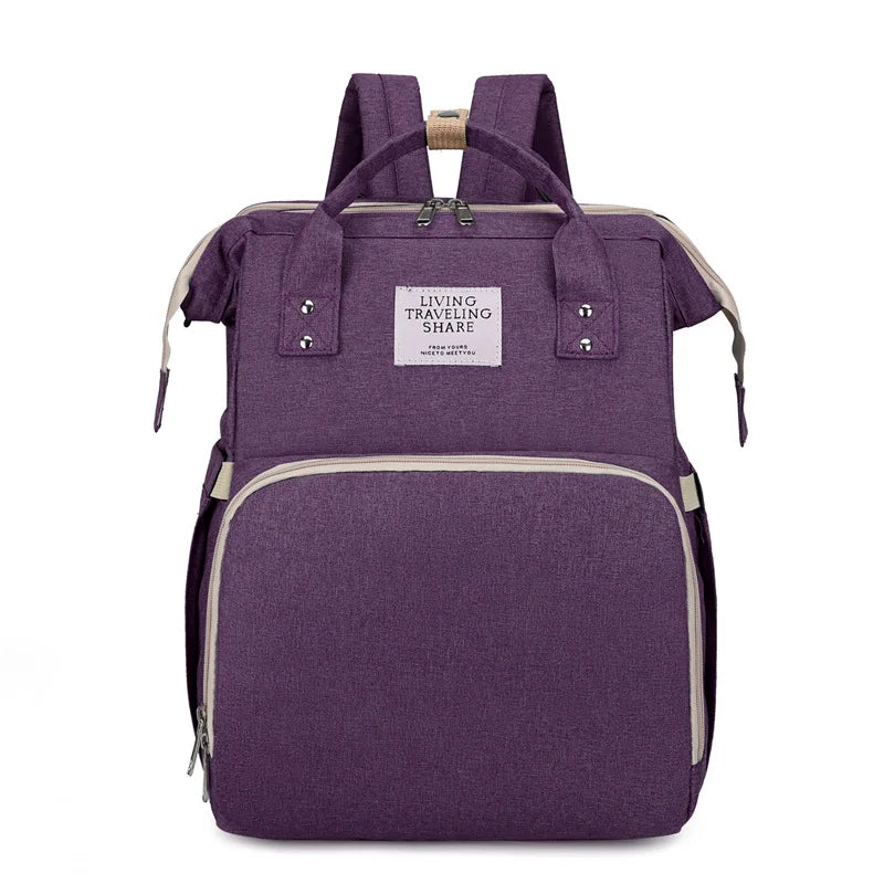 Sac à Langer Multifonction – Convertible en Lit Bébé Portable