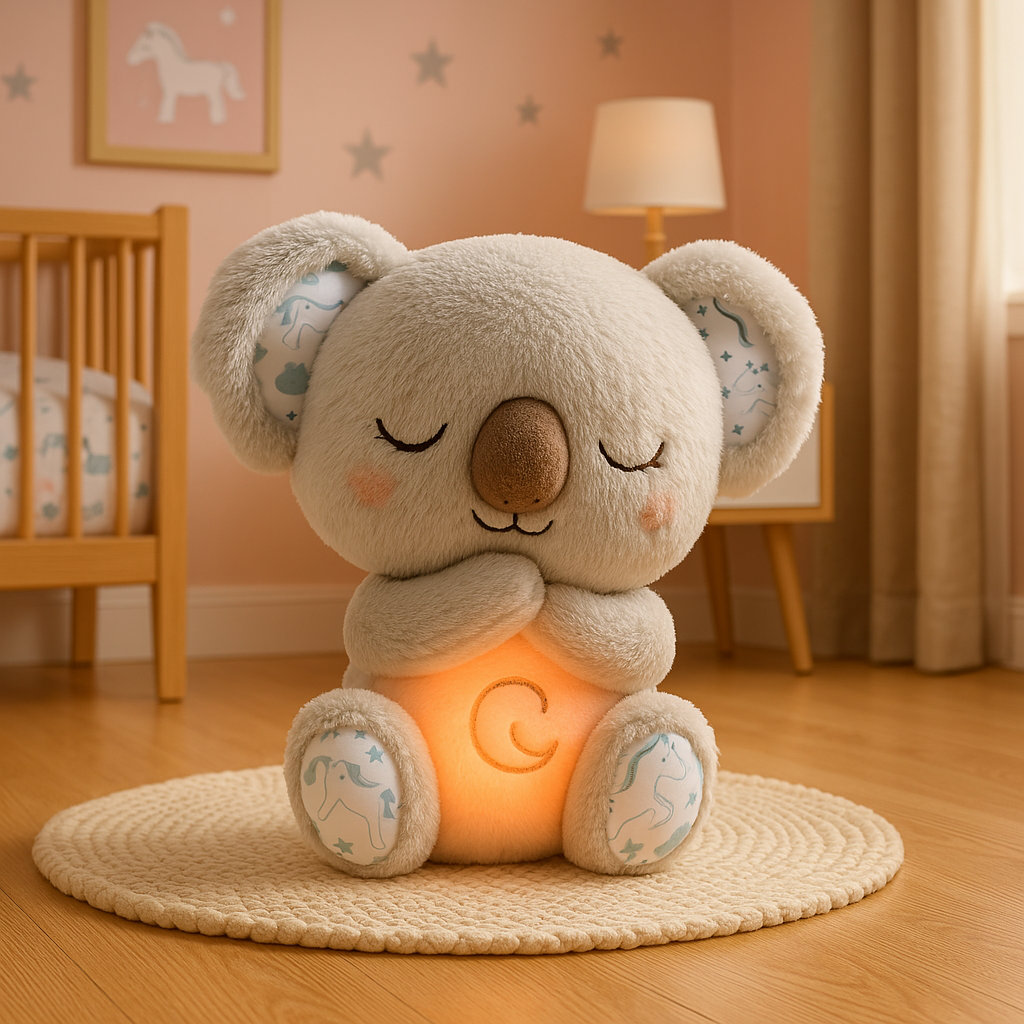 SnoozyHug – Peluche Apaisante avec Respiration